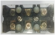 100A X 3 WAY OPEN CONNECTOR BAKELITE TERMINAL IN
