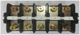 5 WAY  TERMINAL CONNECTOR STRIP