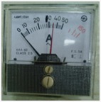AMP METER AC ANALOG METER Range  0-50