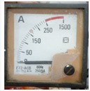 ANALOG  AMMETER F72-ABC 60HZ  DEIF AMMETER   Range 0-1500