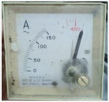 ANALOG AMPERE METER  Range 0-150