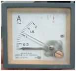 ANALOG AMPERE METER  Range  0-2