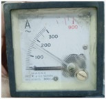 ANALOG AMPERE METER  Range 0-900