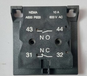 Abb auxiliary contact block nema a600 p600 600 v ac