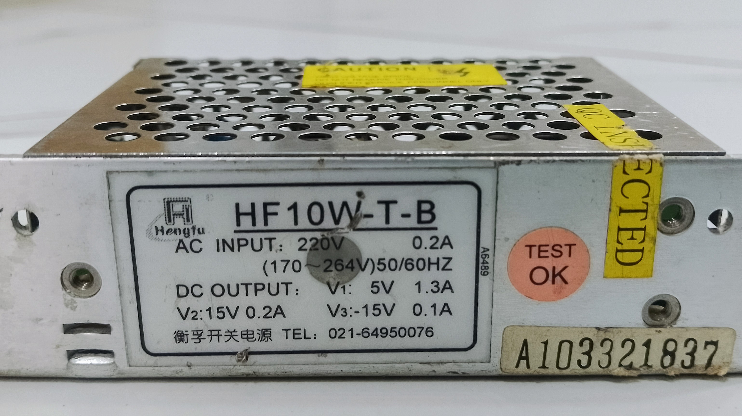 HENGFU HF10W-T-B SWITCHING POWER SUPPLY