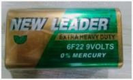 NEW LEADER BATTERY 6F22