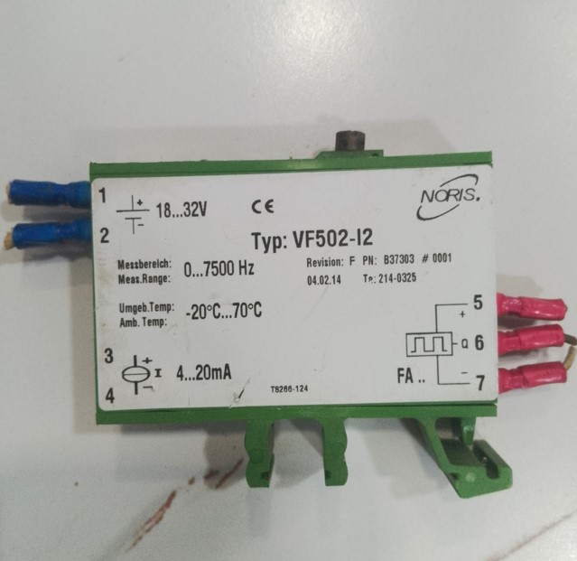 Noris VF502-I2 Messumformer Measuring Transducer