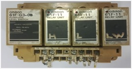 OMRON 61F-G3 FLOATLESS LEVEL SWITCH WITH 3 RELAY UNIT 61F-11