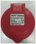 PLUG COONECTION CEE NORM  TYPE: 2818 GB/T11918.1.2