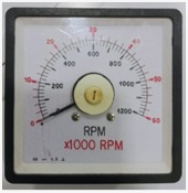 RPM X1000 DOUBLE METER  Range (0-60)(0-1200)