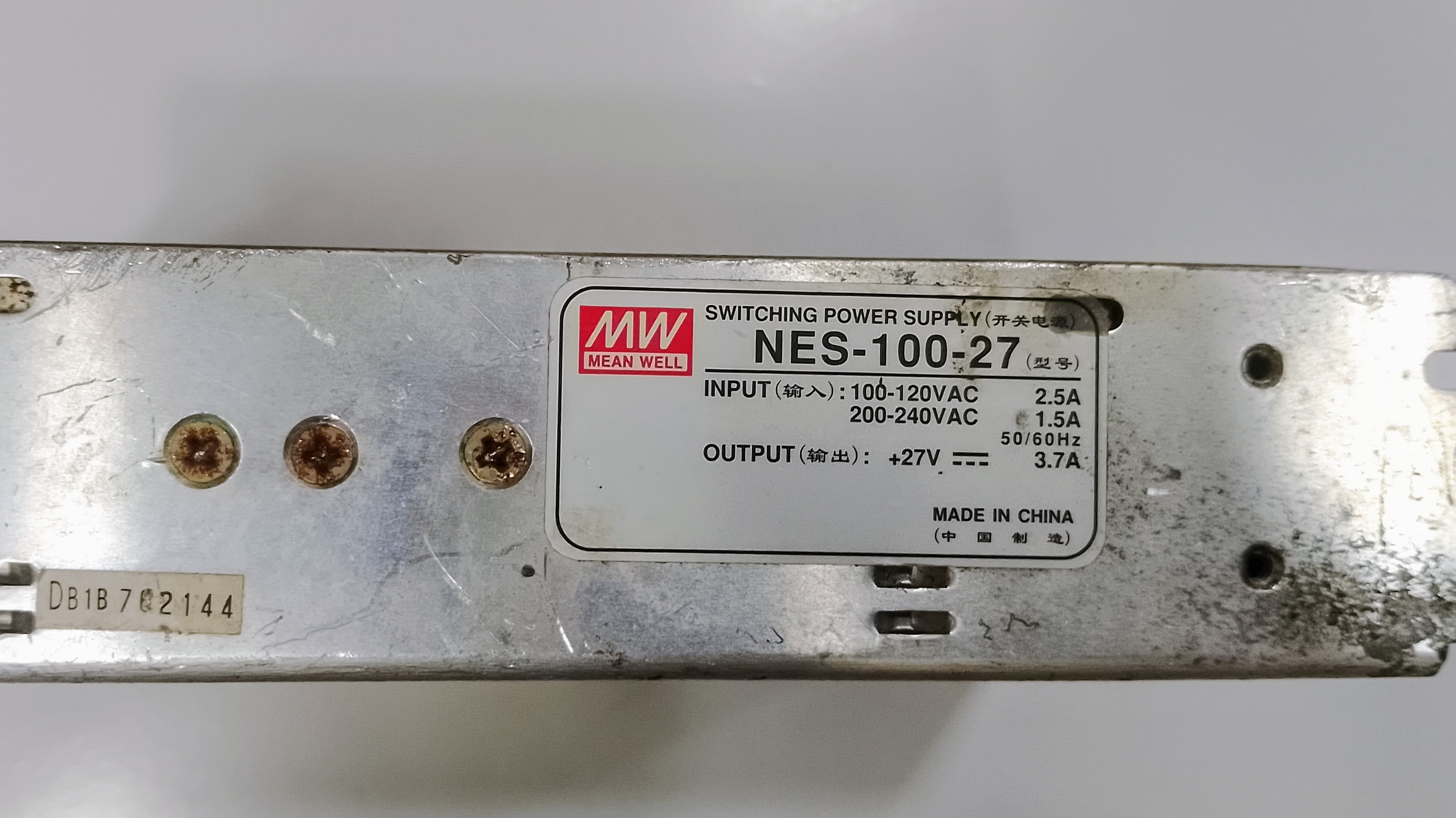 S-75-24 VDC POWER SUPPLY MEANWELL