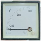 SINGLE PHASE  ANALOG ELECTRONIC  VOLTMETER (0-600)