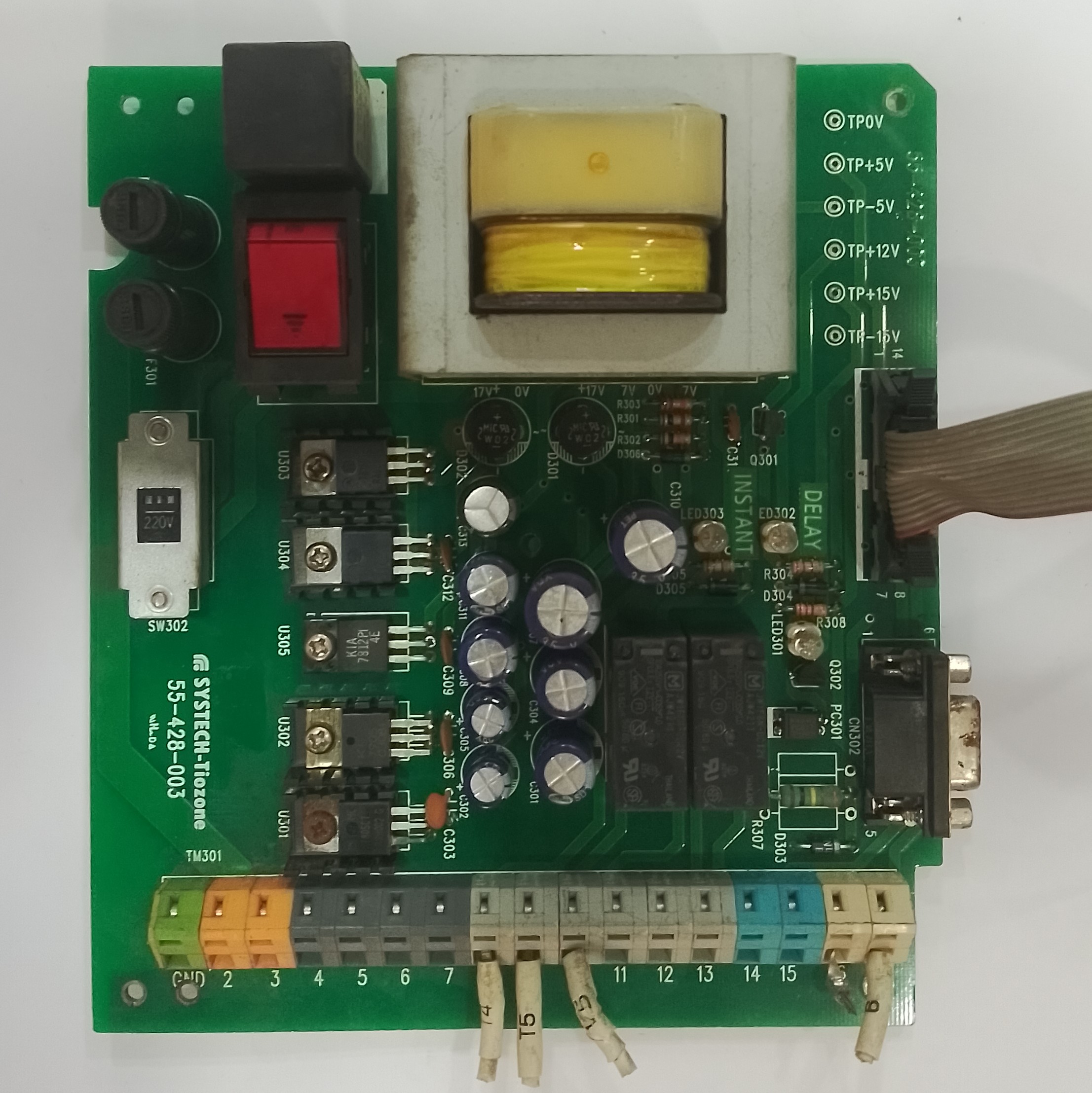 SYSTECH-TIOZONE 55-428-003 CIRCUIT BOARD CONTROLLER DOUBLE-LAYER BOARD