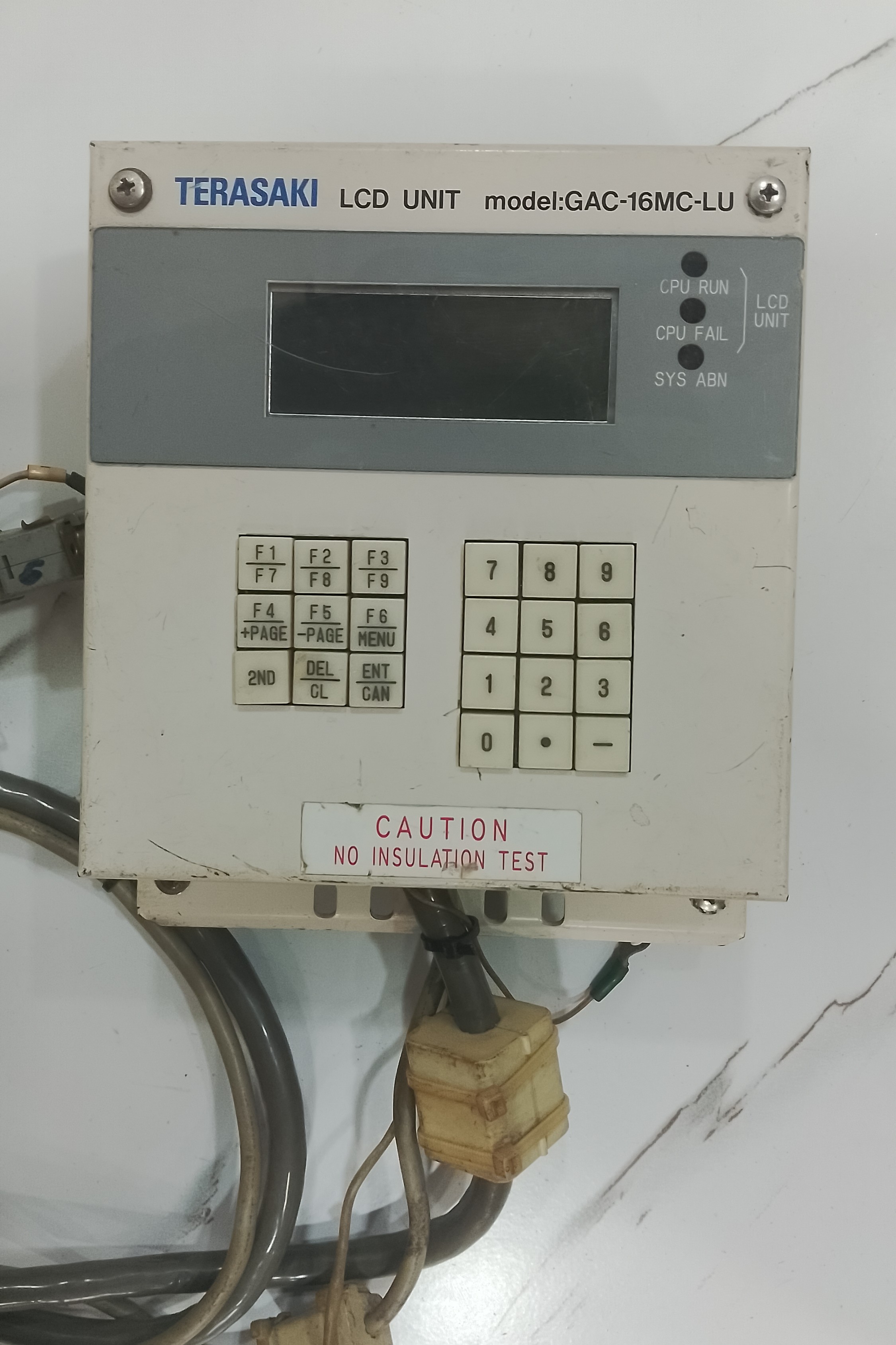 TERASAKI ELECTRIC GAC-16MC-LU LCD UNIT TYPE EIN-121