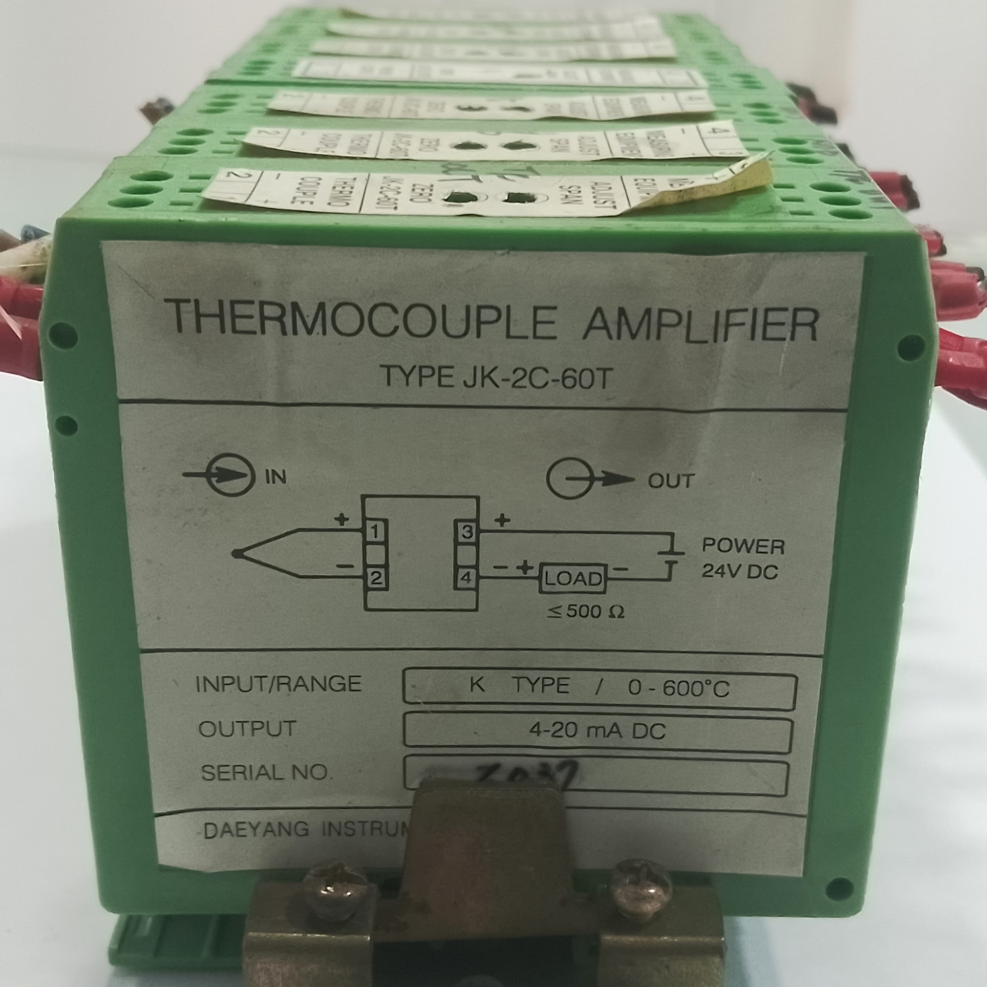 Daeyang Instrument JK-2C-60T Thermocouple Amplifier 0996
