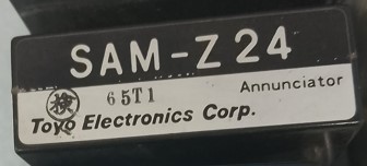 Toyo electronics SAM-Z24 annunciator 65t1