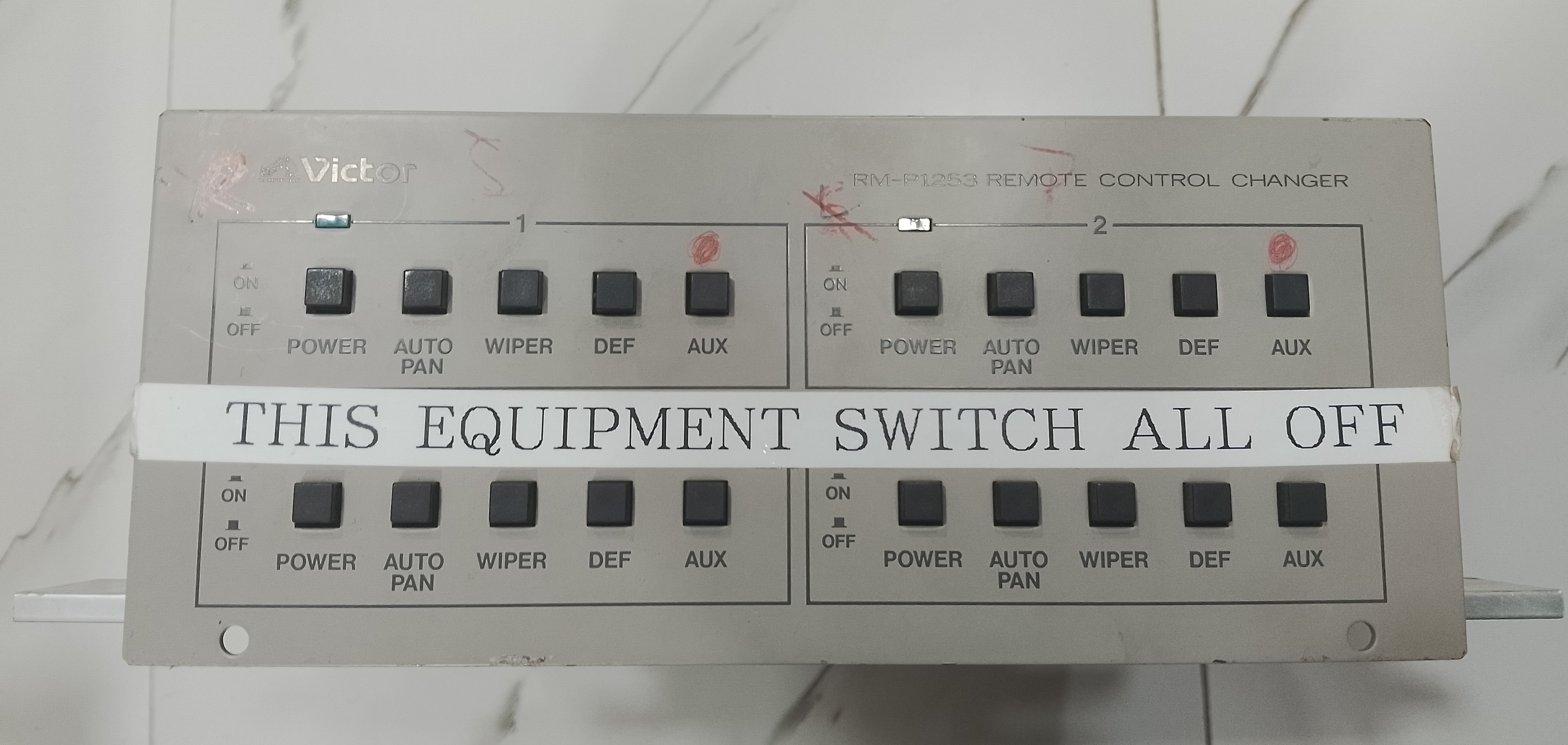 VICTOR RM-P1253REMOTE CONTROL CHANGER
