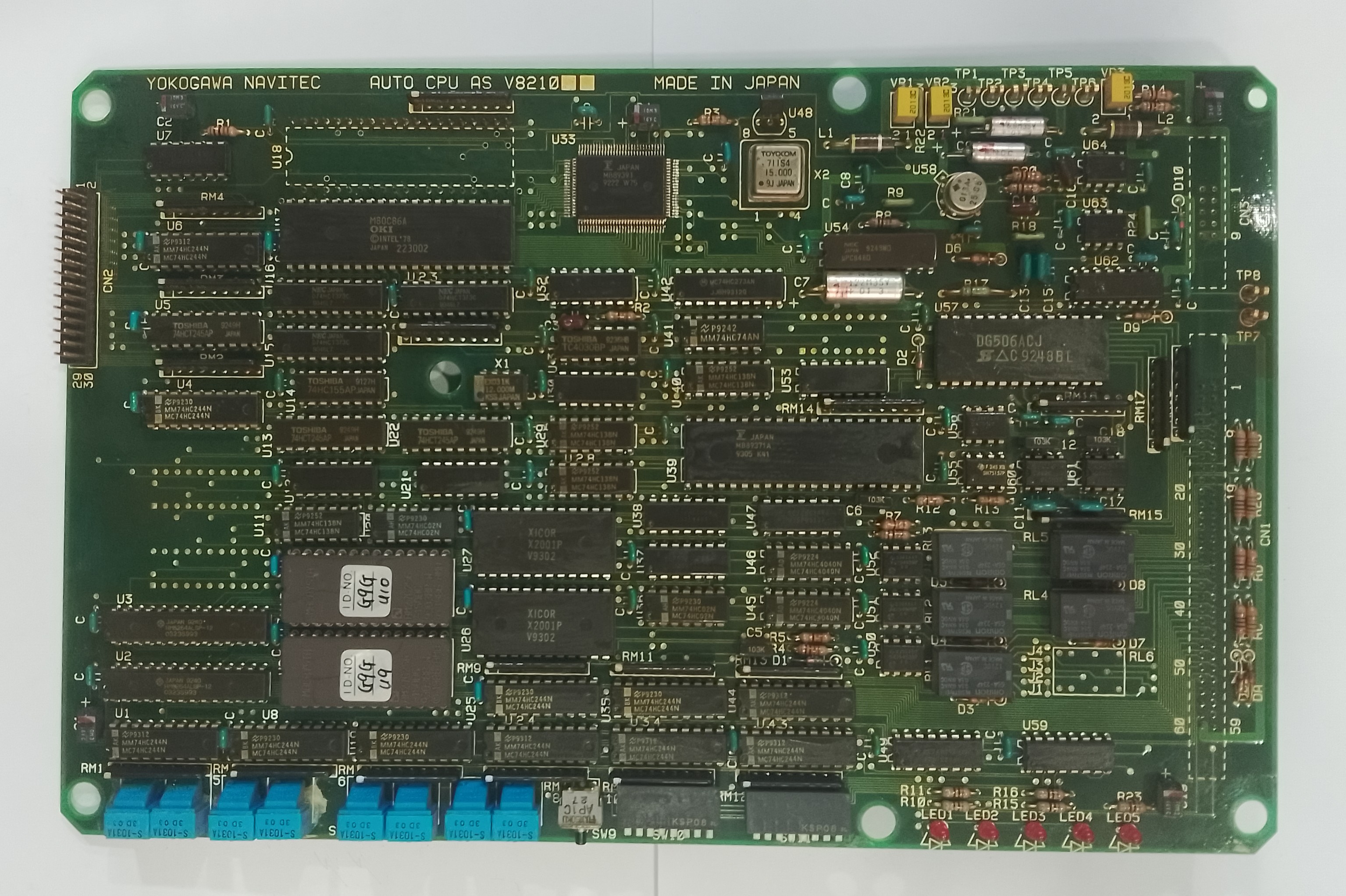 YOKOGAWA NAVITEC AUTO CPU AS V8210 BH V8210EA-03 PCB CIRCUIT BOARD